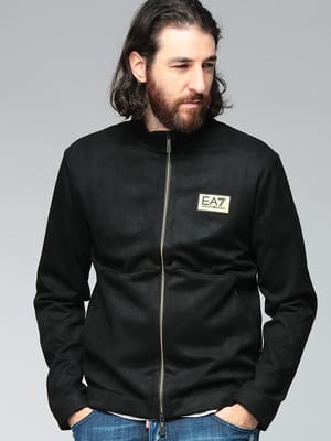 EMPORIO ARMANI (エンポリオアルマーニ) ゴールドラベル ベロア フルジップ ジャケット EA77M674AF16718 メンズ