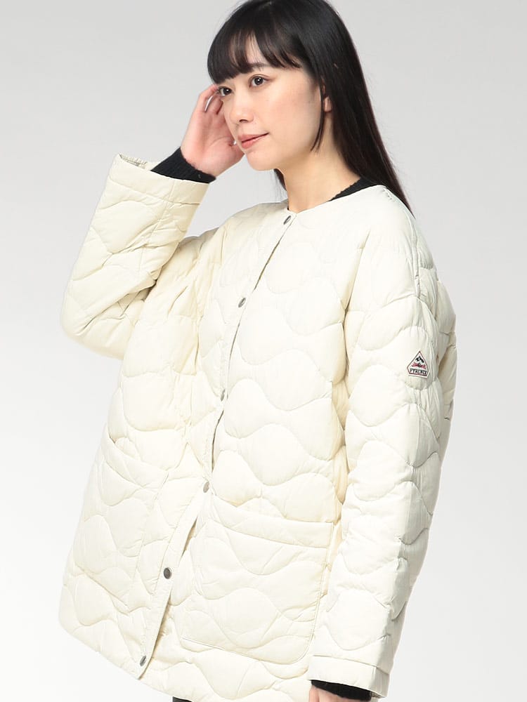 PYRENEX (ピレネックス) キルティング フルボタン ダウンジャケット SIENNA シエナ PNLHWY039 レディース