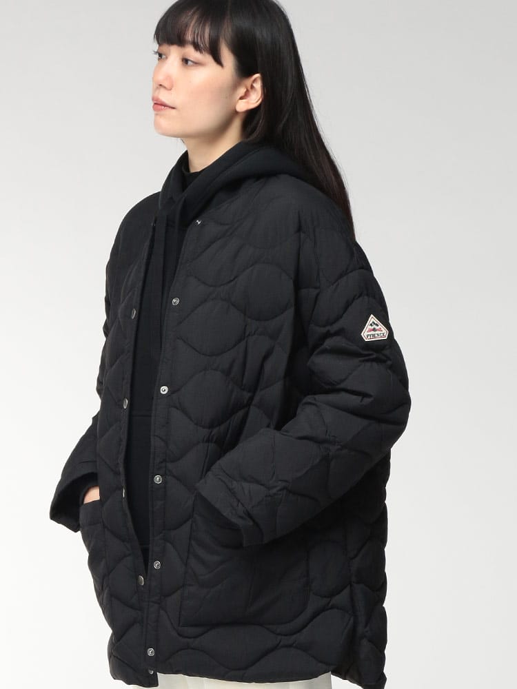 PYRENEX (ピレネックス) キルティング フルボタン ダウンジャケット SIENNA シエナ PNLHWY039 レディース