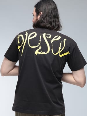 DIESEL (ディーゼル) デジタルプリント クルーネック 半袖 Tシャツ 