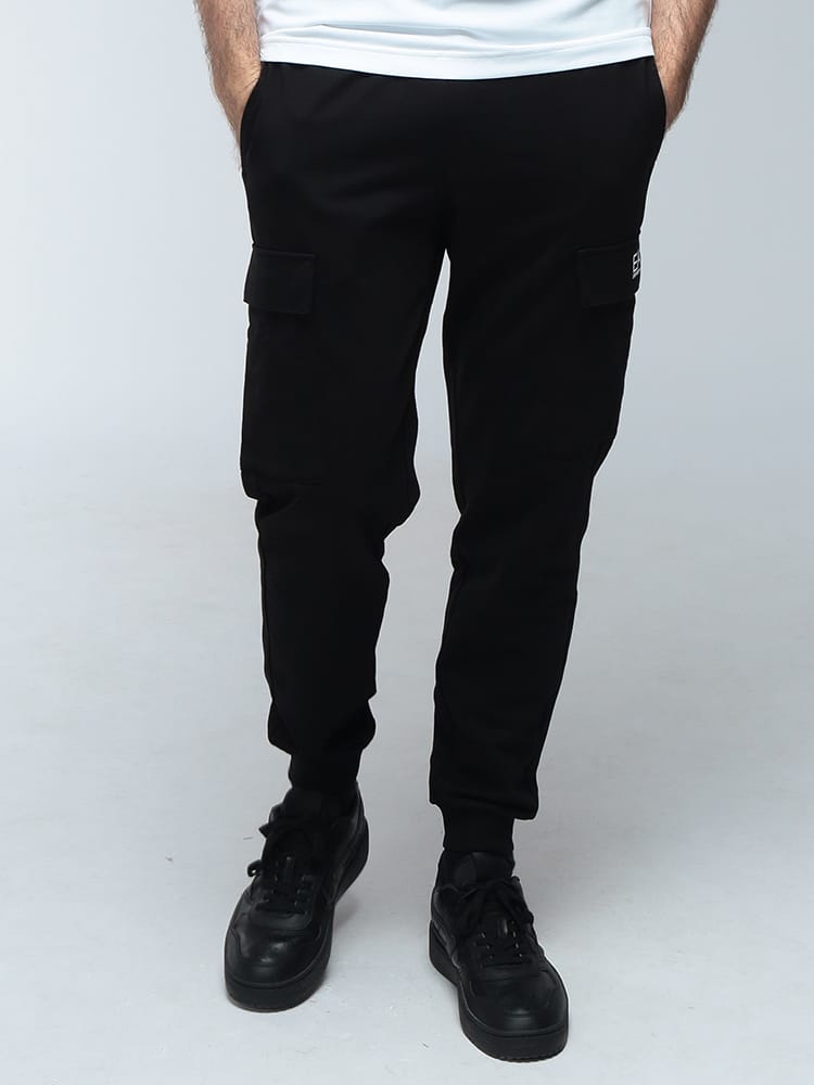 EMPORIO ARMANI (エンポリオアルマーニ) ロゴ ワンポイント スウェット カーゴパンツ EA78NPP67PJVRZ メンズ