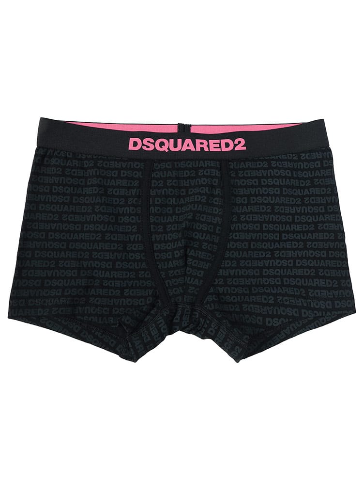 DSQUARED2 (ディースクエアード) 総ロゴ 前閉じ ボクサーパンツ アンダーウェア D2D9LDC6200 メンズ