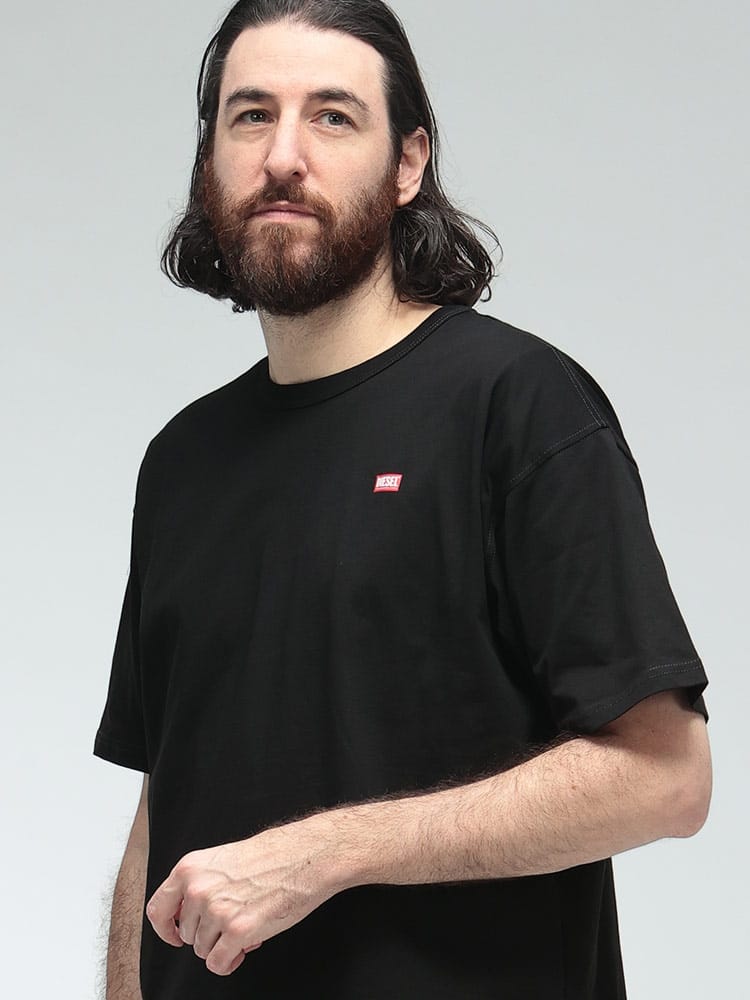 DIESEL (ディーゼル) ロゴ クルーネック 半袖 コットン Tシャツ DSA164000QIAM メンズ