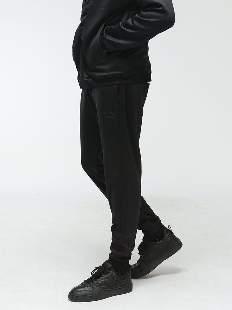 DIESEL (ディーゼル) ロゴ オーバルD 裾ジップ ジャージ トラック パンツ DSA187270KIBS メンズ