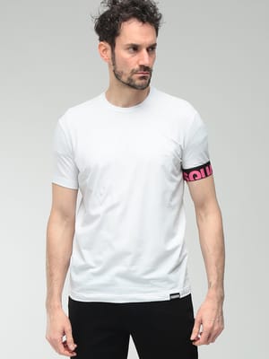 DSQUARED2 (ディースクエアード) メンズ Tシャツ 半袖 ロゴ クルーネック コットン アンダー Tシャツ インナー カットソー D2D9M3S6190
