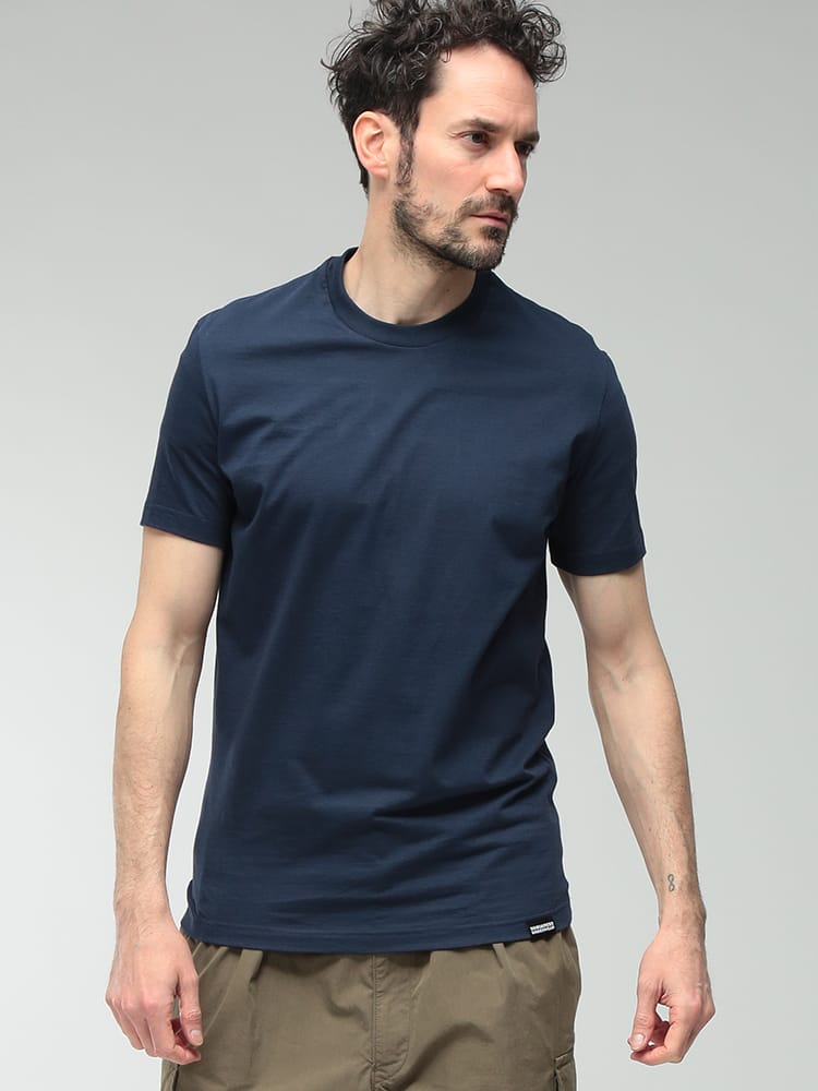 DSQUARED2 (ディースクエアード) メンズ Tシャツ 半袖 無地 クルーネック コットン アンダー Tシャツ インナー カットソー D2D9X3C6290