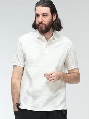 EMPORIO ARMANI (エンポリオアルマーニ) 総ロゴ ジャガード 半袖 ポロシャツ EAM4595AF10762 メンズ