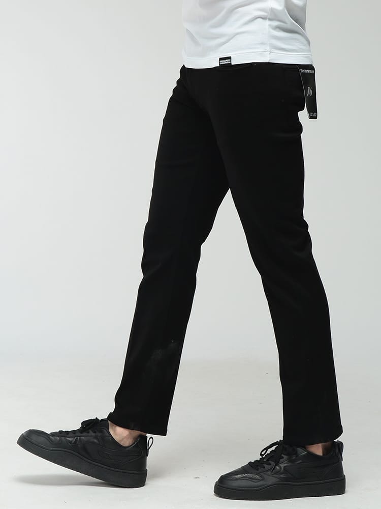 EMPORIO ARMANI (エンポリオアルマーニ) メンズ ジーンズ ロゴ ジップフライ カラー デニム パンツ SLIMFIT EAEM121AF15954