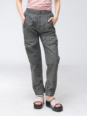 DIESEL (ディーゼル) レディース カーゴパンツ ナイロン ポケット スリム カーゴ パンツ P-RIDE-S1 DSLA218840IQAX