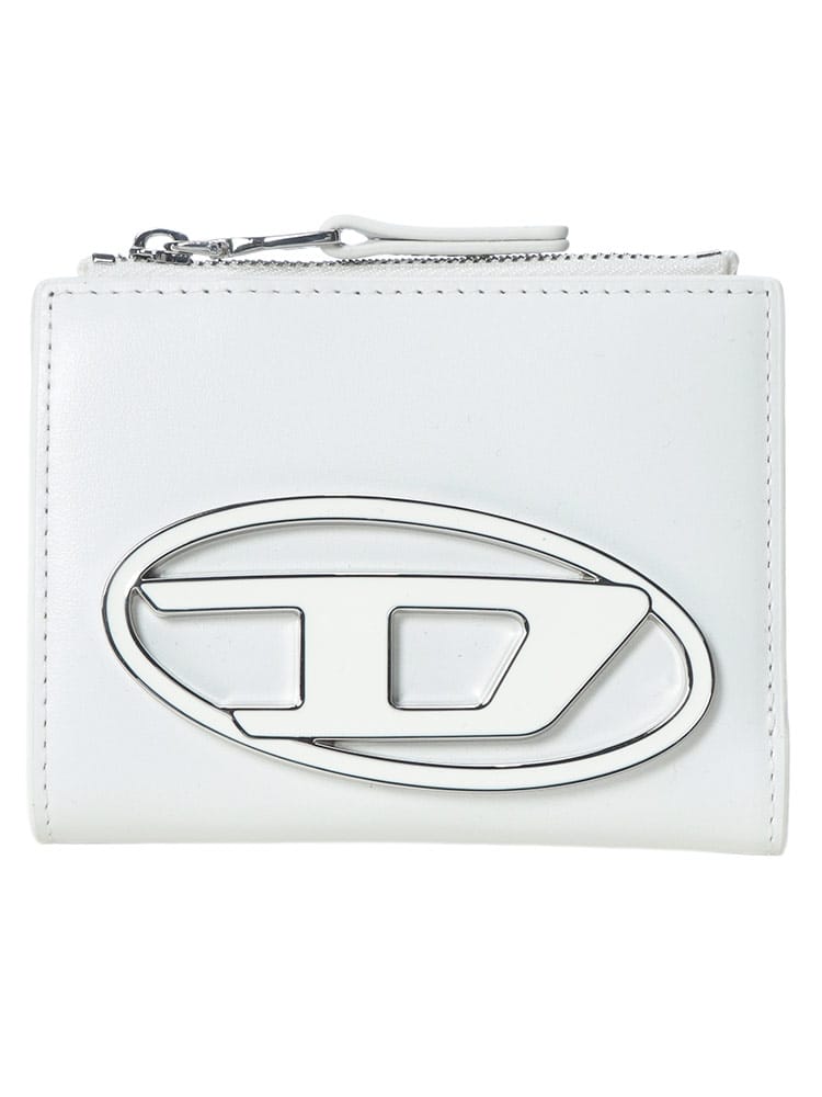 DIESEL (ディーゼル) レディース 財布 メタルオーバルDロゴ 二つ折り ウォレット DSLX09888PR818