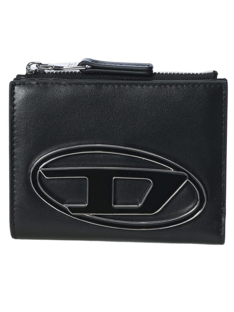 DIESEL (ディーゼル) レディース 財布 メタルオーバルDロゴ 二つ折り ウォレット DSLX09888PR818