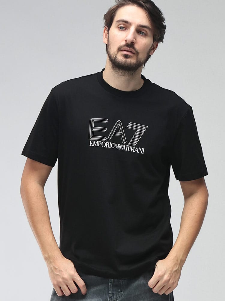 EMPORIO ARMANI (エンポリオアルマーニ) メンズ Tシャツ 半袖 ロゴ 