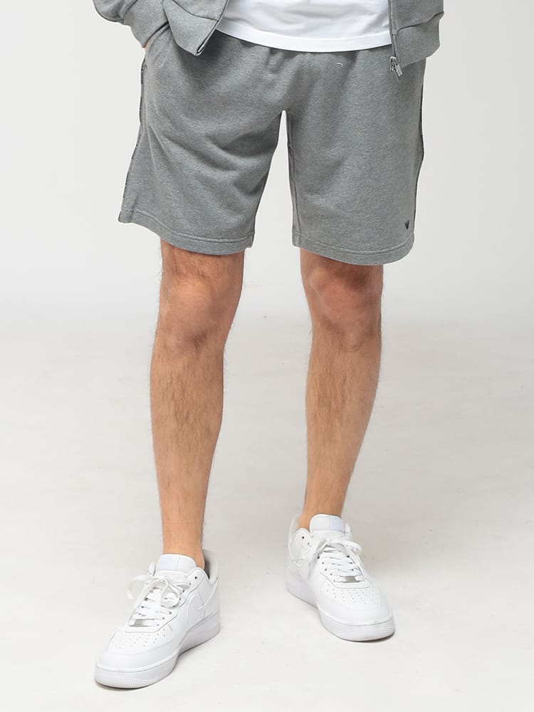 EMPORIO ARMANI (エンポリオアルマーニ) メンズ ショートパンツ ロゴテープ ウエストコード ショーツ EAUEM495AF18887