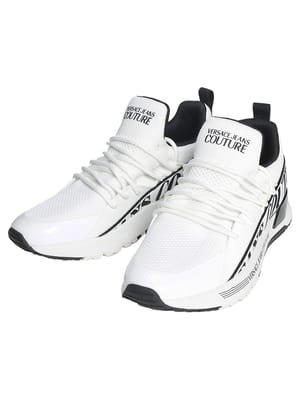 VERSACE JEANS COUTURE (ヴェルサーチェ ジーンズ クチュール) メンズ スニーカー ダイナミックロゴ メッシュ シューズ VC80YA3SA3