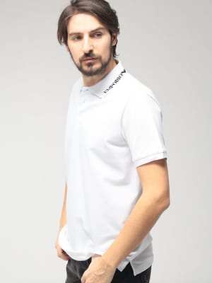 【2BUY10%OFF】EMPORIO ARMANI (エンポリオアルマーニ) メンズ ポロシャツ 半袖 襟ロゴ シャツ EASEM571AF20425