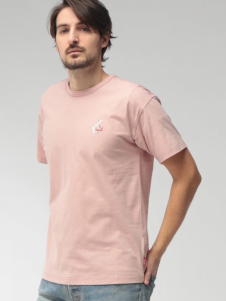 DIESEL (ディーゼル) メンズ Tシャツ 半袖 胸ロゴ クルーネック カットソー DSA220050PLAT