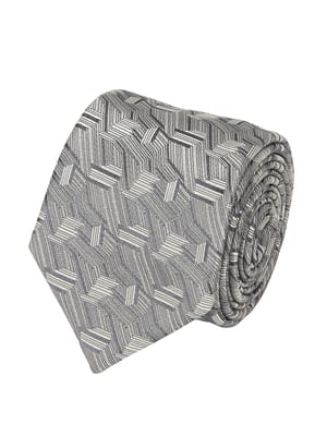 EMPORIO ARMANI (エンポリオアルマーニ) メンズ ネクタイ シルク100％ 幾何学柄 タイ EAEM1344TE19713