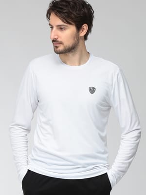 EMPORIO ARMANI (エンポリオアルマーニ) メンズ Tシャツ 長袖 EC限定 EA7 胸ワンポイント エンブレム クルーネック ロングスリーブ カットソー EA7NPT17PJRGZ