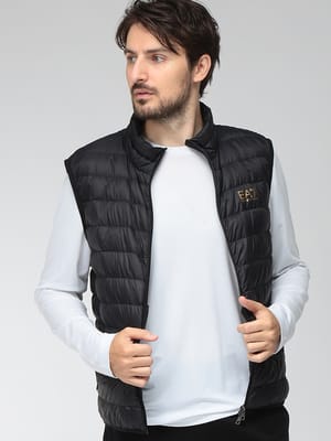 EMPORIO ARMANI (エンポリオアルマーニ) メンズ ダウンベスト パッカブル EA7 ワンポイント コアロゴ ライトダウン ブルゾン EA78NPQ06PNGPZ1