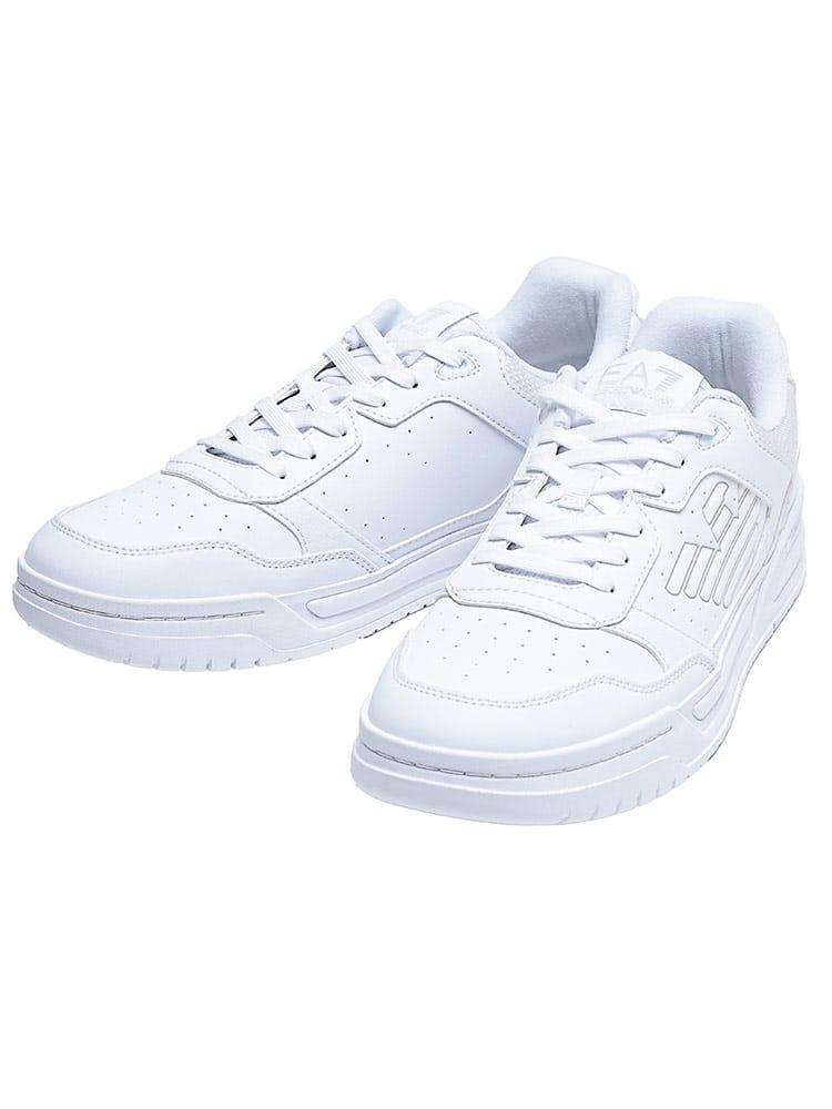 EMPORIO ARMANI (エンポリオアルマーニ) メンズ スニーカー パーフォレーション レースアップ ローカット EA7 EA7X865AF23197