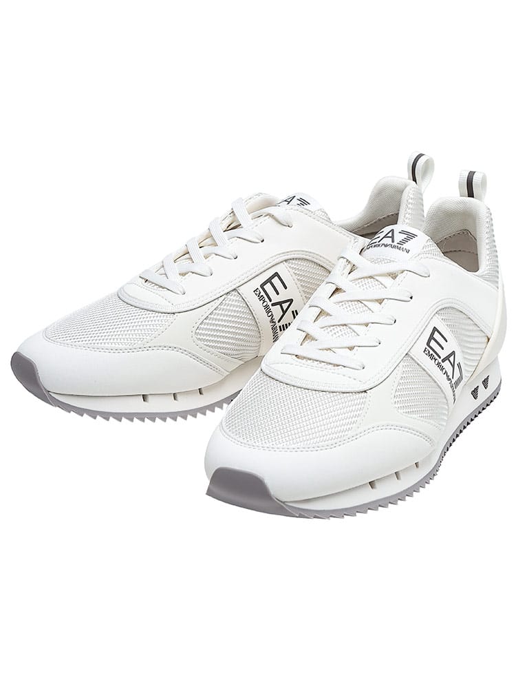 EMPORIO ARMANI (エンポリオアルマーニ) メンズ スニーカー レースアップ サイドイーグルロゴ EA7 EA7X337AF18613