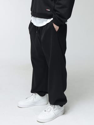 DIESEL (ディーゼル) メンズ スウェットパンツ 裏フリース ウエストコード パンツ DSA228010SIBH