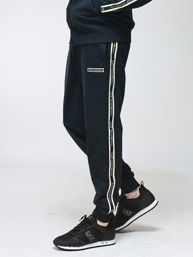 EMPORIO ARMANI (エンポリオアルマーニ) メンズ スウェットパンツ ロゴ サイドライン パンツ EA7M2194AF13512