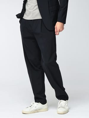 EMPORIO ARMANI (エンポリオアルマーニ) メンズ スラックス ストレッチ ワンタック パンツ TRAVEL STRETCH EAEM6355AF21368