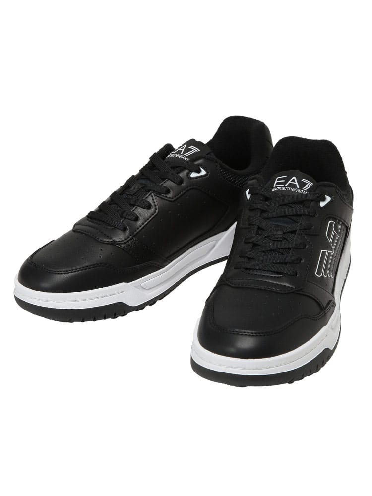 EMPORIO ARMANI (エンポリオアルマーニ) メンズ スニーカー レースアップ エンボスロゴ ローカットスニーカー EA7X865AF23197 EA7X865AF23197