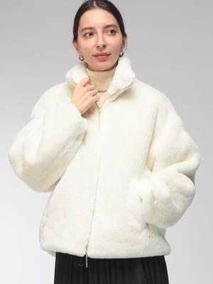 TATRAS (タトラス) レディース ボアジャケット BARBRA スタンドカラー ボアブルゾン バルブラ TRLBARBRA6
