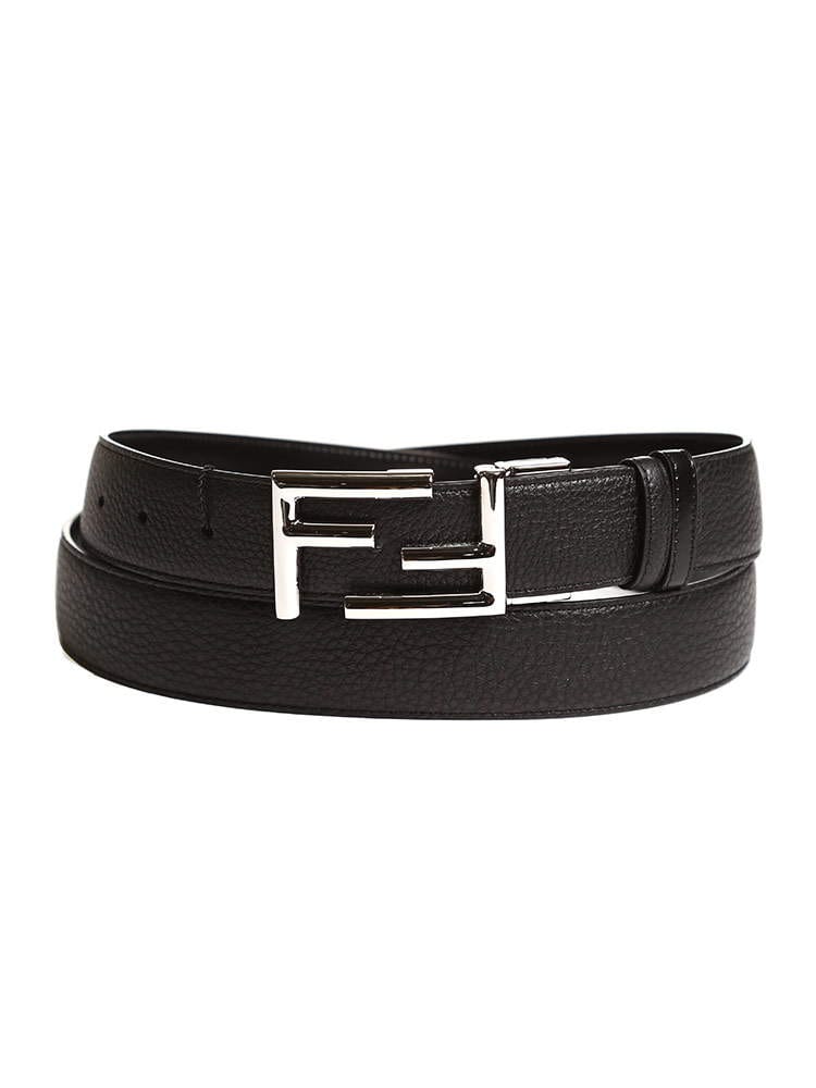 FENDI (フェンディ) レザー FFバックル ベルト FD7C034470J