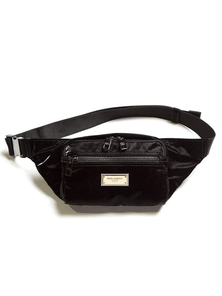 DOLCE & GABBANA (ドルチェアンドガッバーナ) ロゴ ナイロン ウエストポーチ DGBM1967AO243