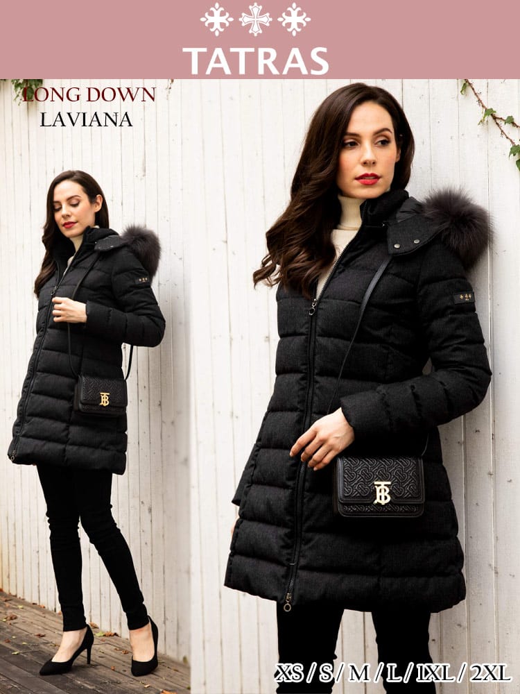 TATRAS (タトラス) ファー フード着脱可 フルジップ ダウンコート LAVIANA TRLTAT21A4571 レディース