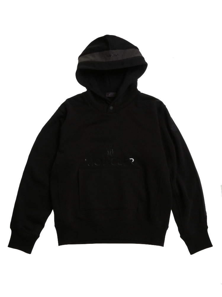 MONCLER (モンクレール) 裏起毛 ロゴプリント プルオーバー パーカー MCL8G00007899FL レディース ロゴ