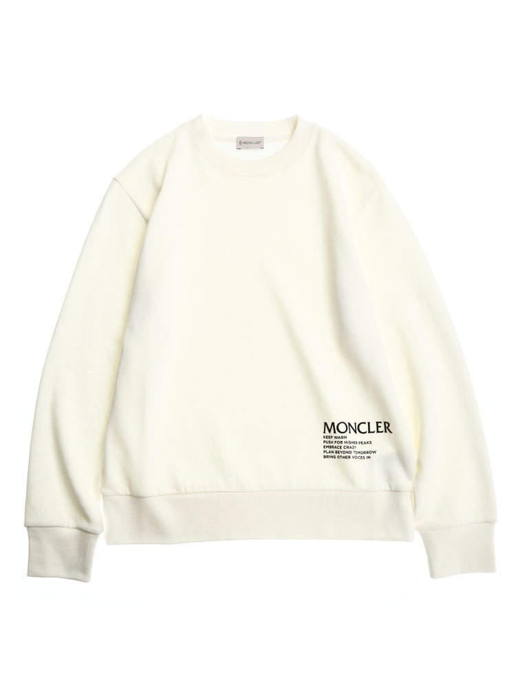MONCLER (モンクレール) レタリングプリント クルーネック トレーナー MCL8G00024809LC レディース ブランド