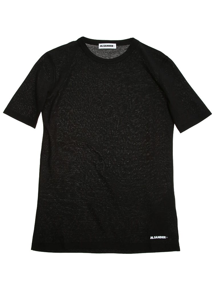 JIL SANDER (ジルサンダー) 裾ロゴ クルーネック 半袖 Tシャツ JLLJPPU707510 レディース ロゴ