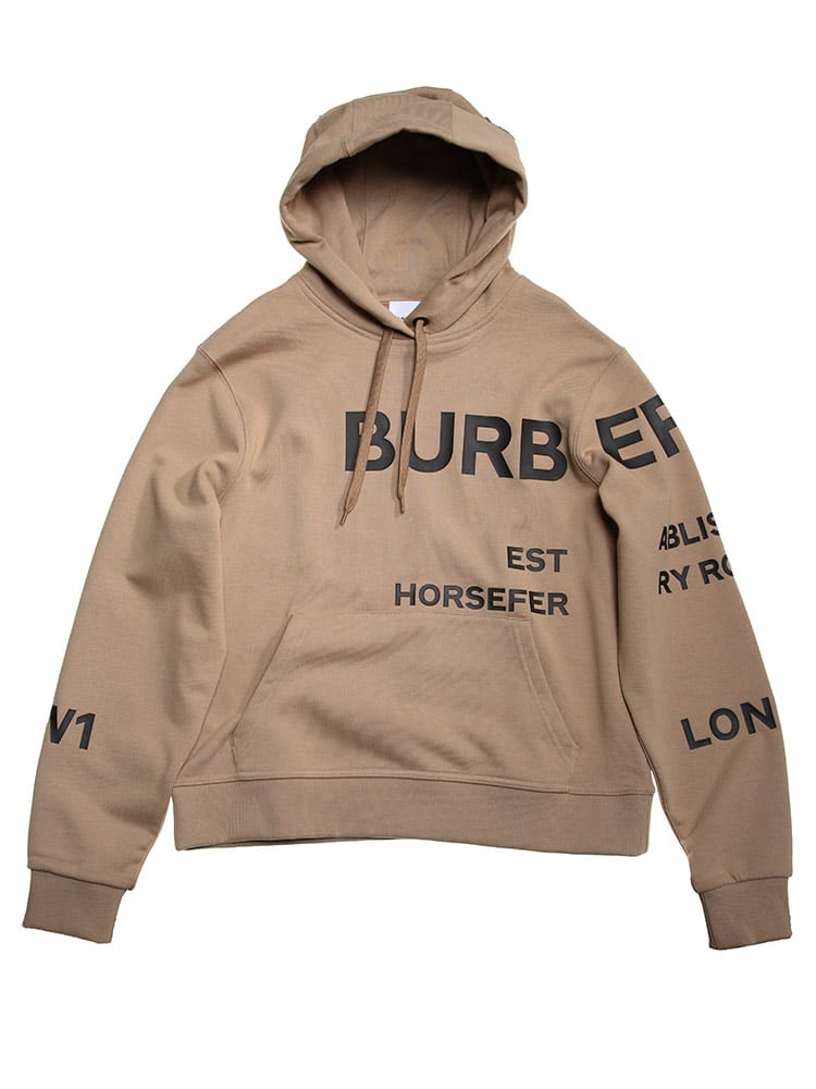 BURBERRY (バーバリー) ホースフェリープリント プルオーバー オーバーサイズ パーカー BBL8048928 レディース