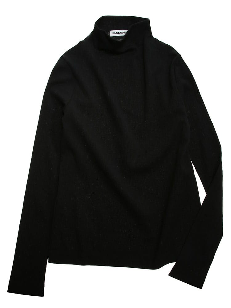 JIL SANDER (ジルサンダー) ジャージー ハイネック 長袖 カットソー JLLJSPU707057 レディース ブランド