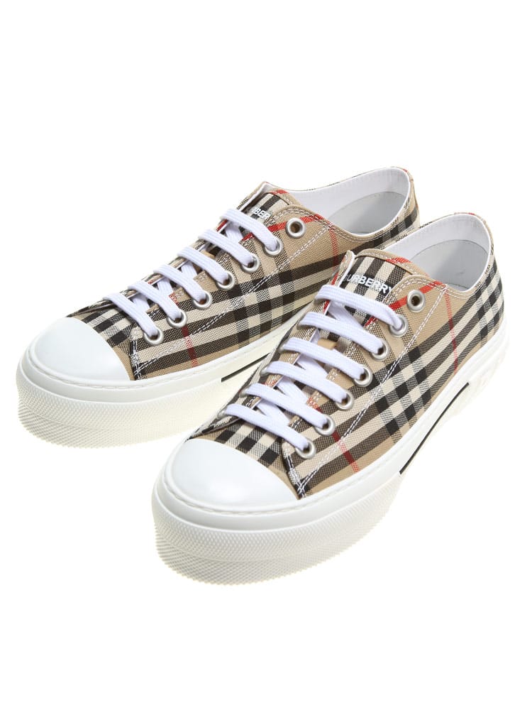 BURBERRY (バーバリー) ヴィンテージチェック コットン スニーカー 