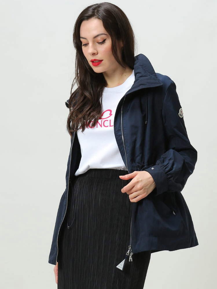 MONCLER (モンクレール) フード収納 スタンド フルジップ ジャケット Enet MCLENET2 レディース ナイロン アウター ブランド
