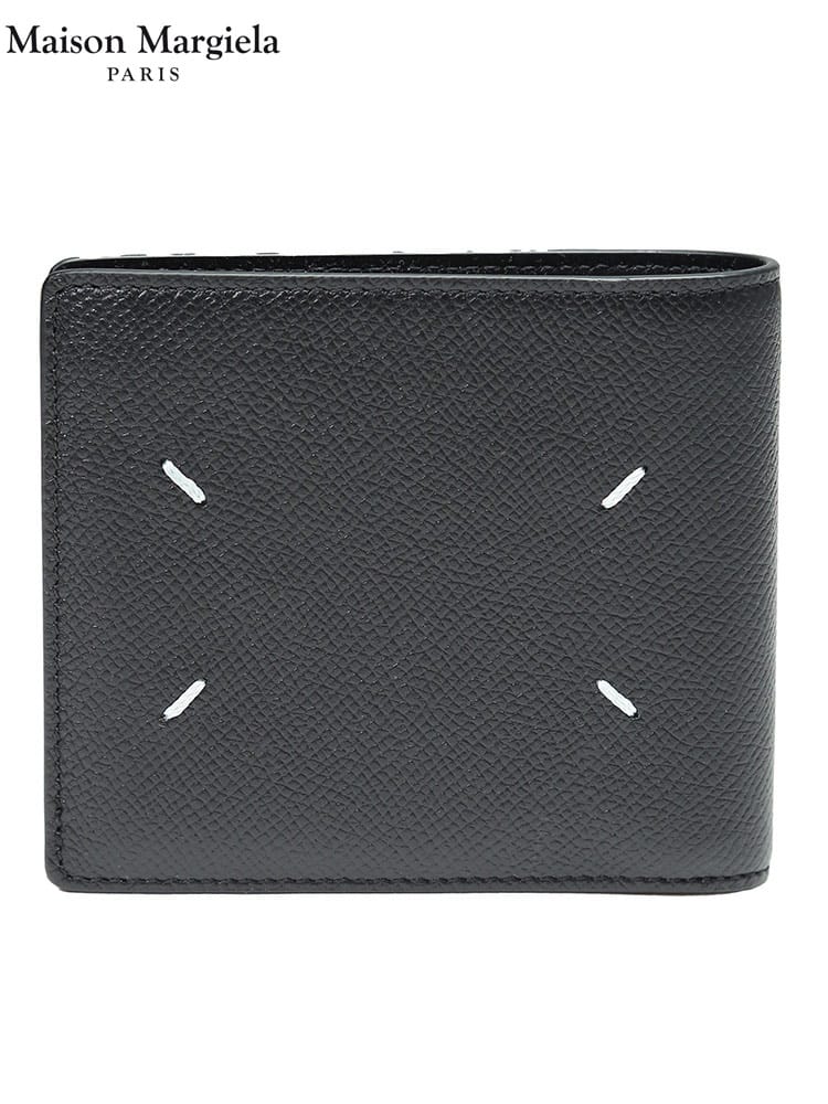メゾンマルジェラ メンズ 財布 Maison Margiela ブランド ウォレット サイフ 折り財布 二つ折り財布 札入れ S35UI0435PS935T8013 本革 カーフレザー レザー 黒 レディース MES35UI0435