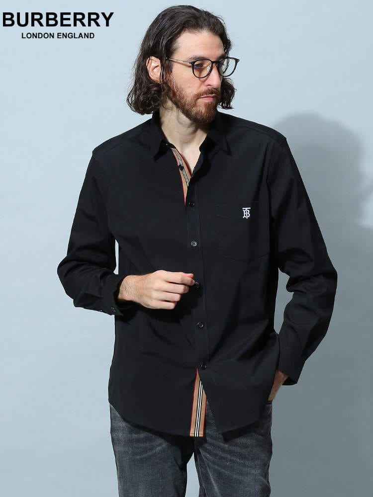 バーバリー メンズ シャツ BURBERRY ブランド 長袖シャツ トップス 