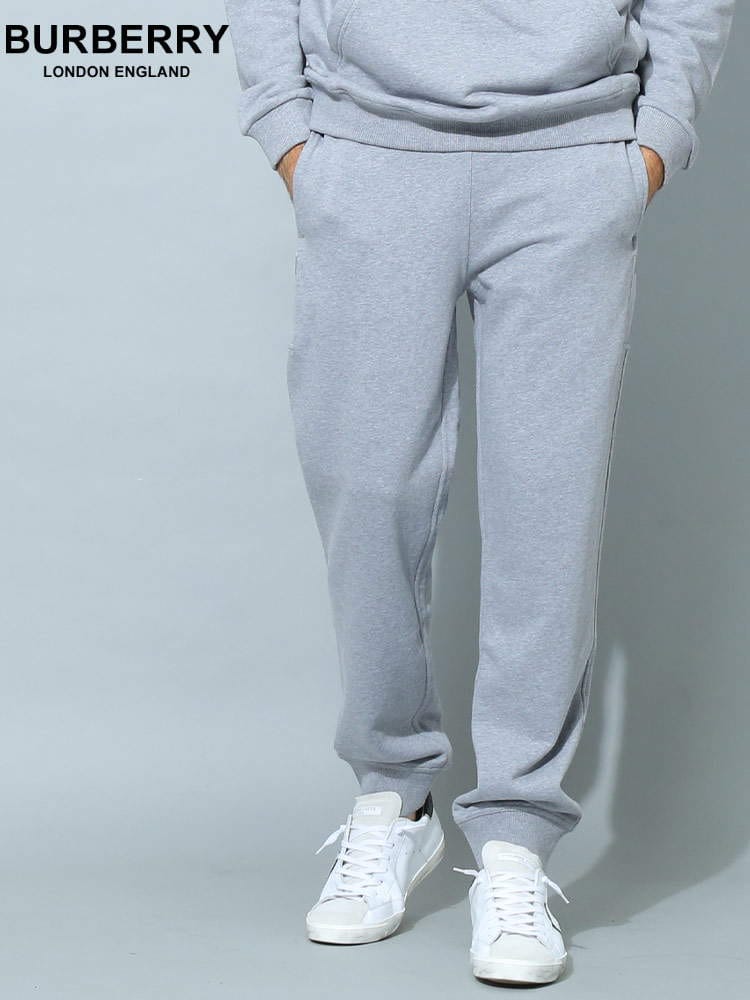 バーバリー メンズ パンツ BURBERRY ブランド ボトムス スウェットパンツ ジョギングパンツ チェックパネル BB8057012