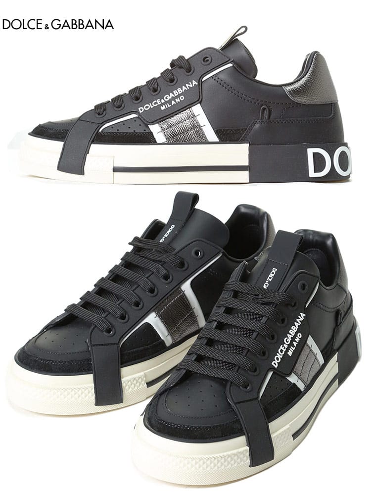 ドルチェ ＆ ガッバーナ メンズ スニーカー DOLCE&GABBANA ブランド 靴 ローカット カスタム 2.ZERO レザー DGCS1863AO223