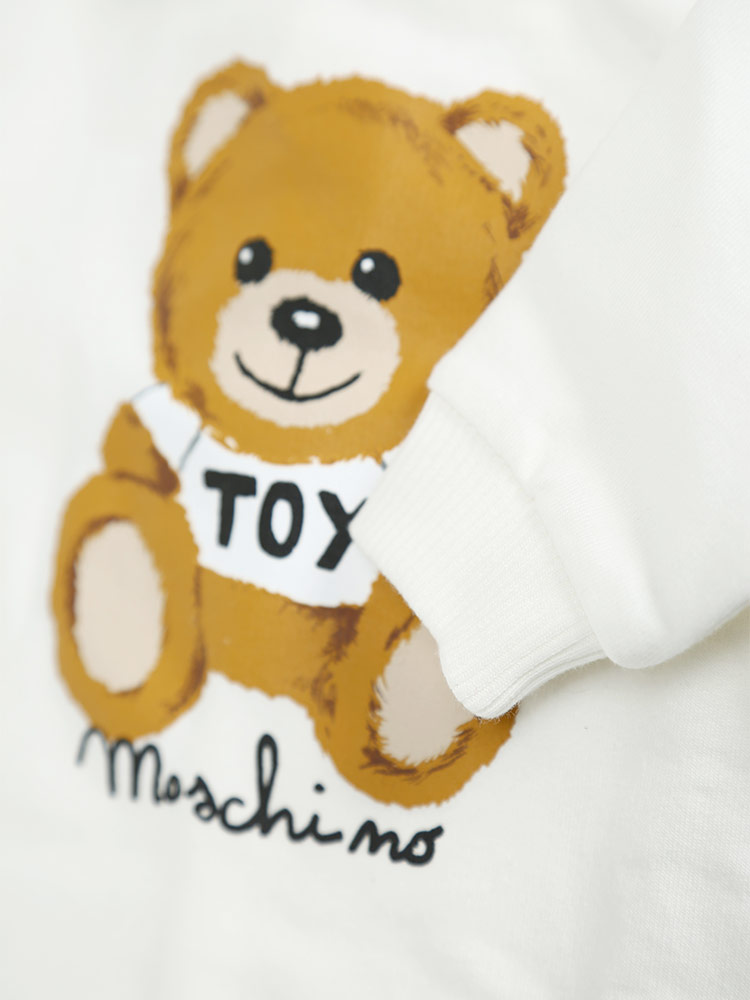 モスキーノ ベビー ロンパース MOSCHINO ブランド キッズ 子供服 ベビー服 テディベア 衿付き 子ども ギフト【サカゼン公式通販】