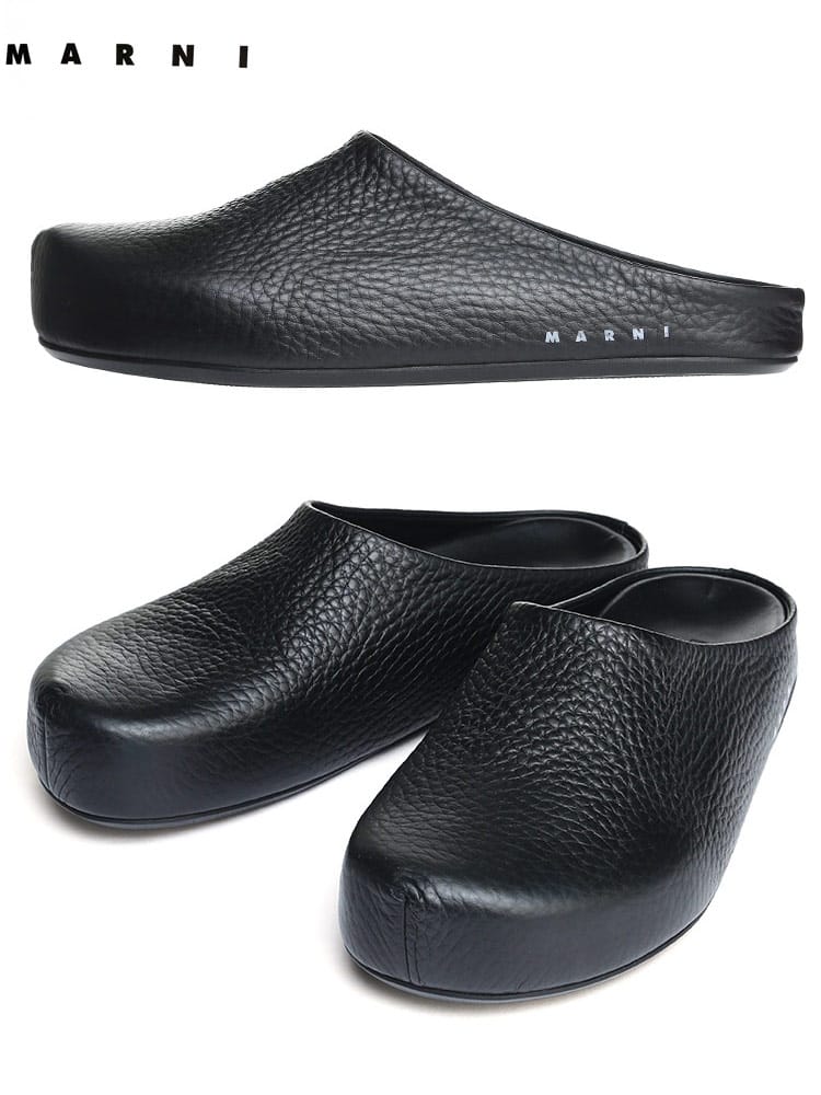 MARNI (マルニ) レザー製 フスベットサボ MASBMR001400
