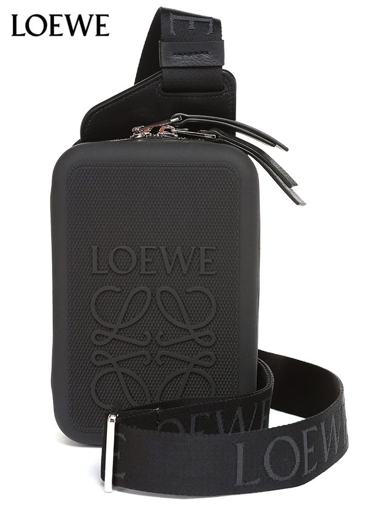 LOEWE (ロエベ) モールデッド スリング クロスボディバッグ 