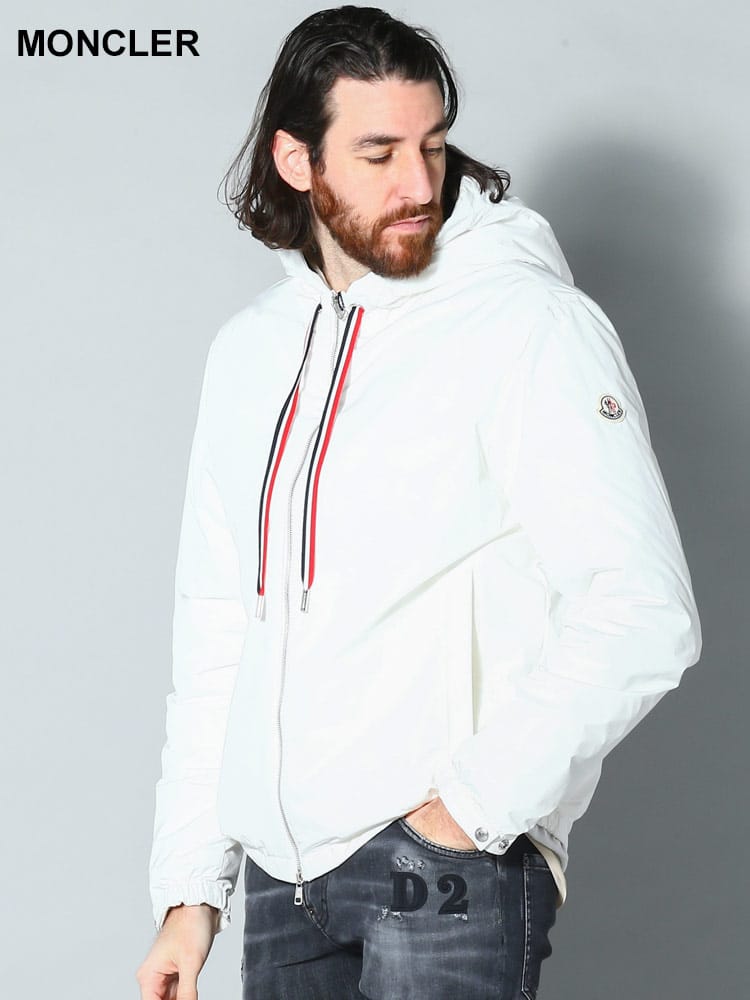 MONCLER (モンクレール) フード フルジップ ショート ダウンジャケット 