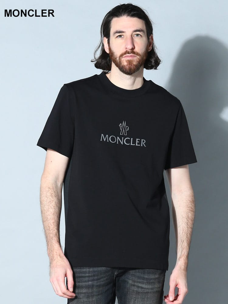 MONCLER (モンクレール) クラシックロゴ クルーネック 半袖 Tシャツ MC8C00009829H8 ブランド
