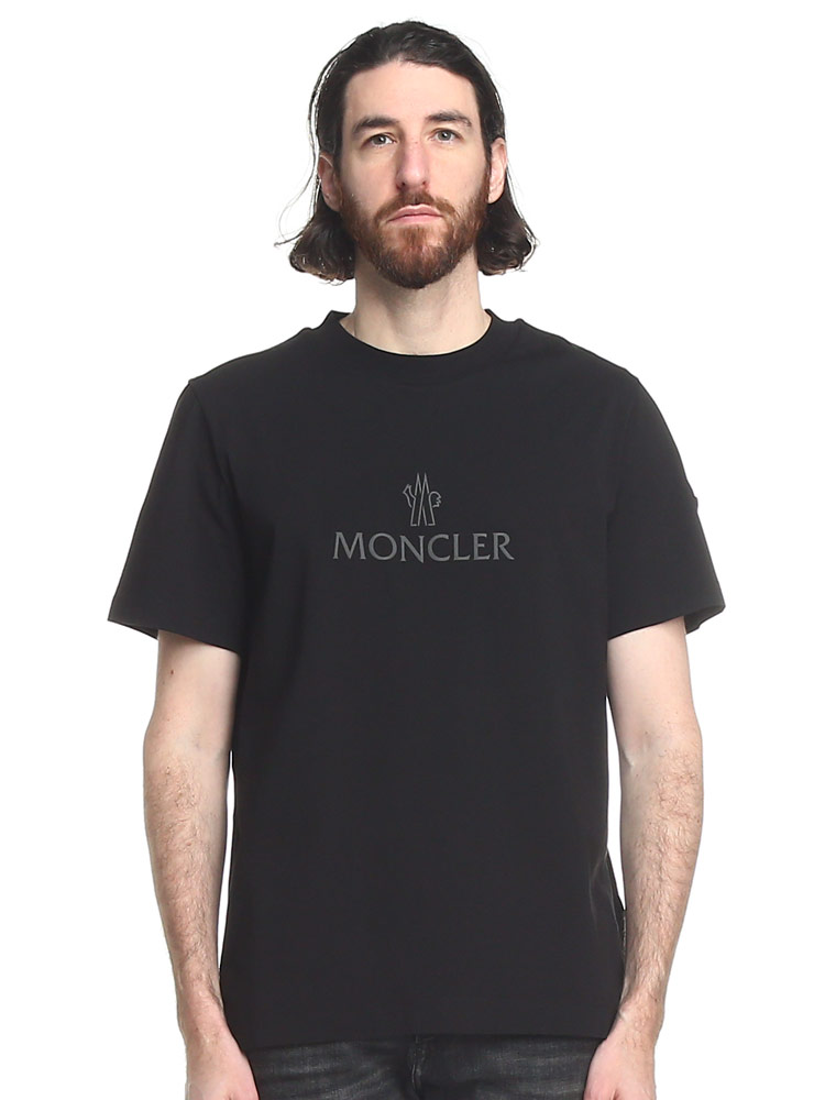 MONCLER (モンクレール) クラシックロゴ クルーネック 半袖 Tシャツ
